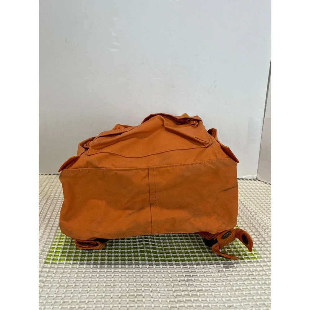 Fjallraven Kanken Mini Backpack Orange Vinylon F 23561 Everyday Bag